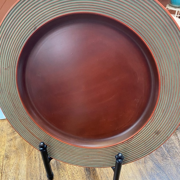 Set of 4 decorative plastic plate - Picture 6 of 9